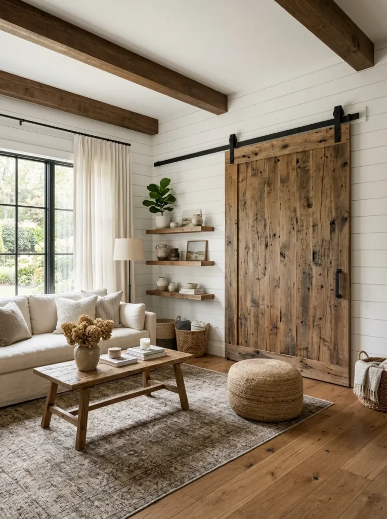 Add barn door style details