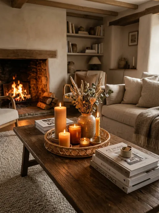 Add candles and soft scents