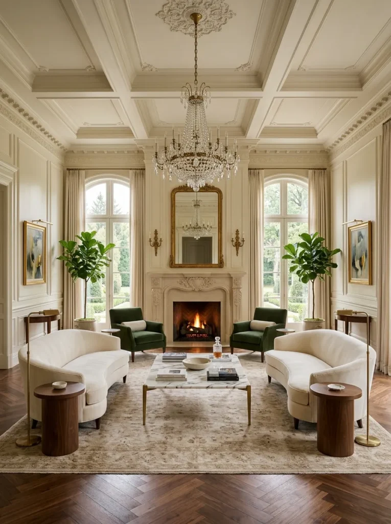 Add symmetry to your furniture layout