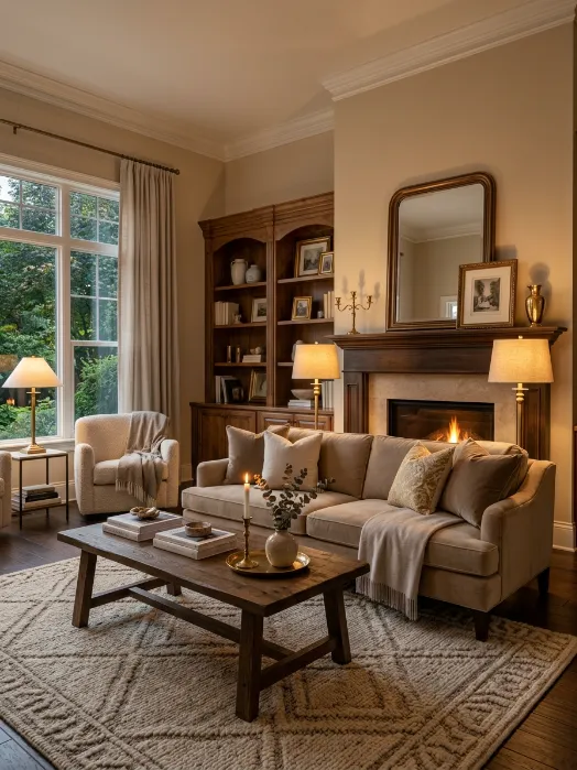 Add warm metal accents