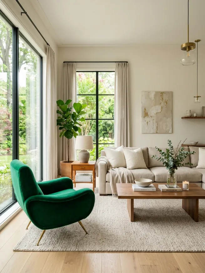 Add a bold accent chair