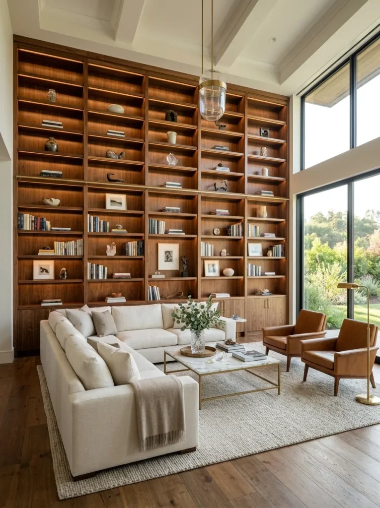 Add a custom or built in bookshelf