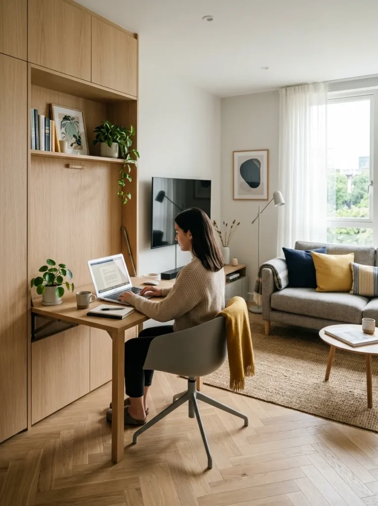 Add a fold down or extendable table