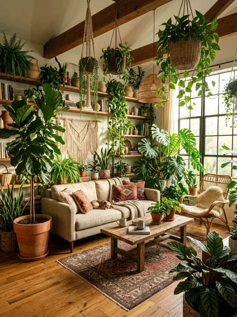 Bring in an abundance of plants