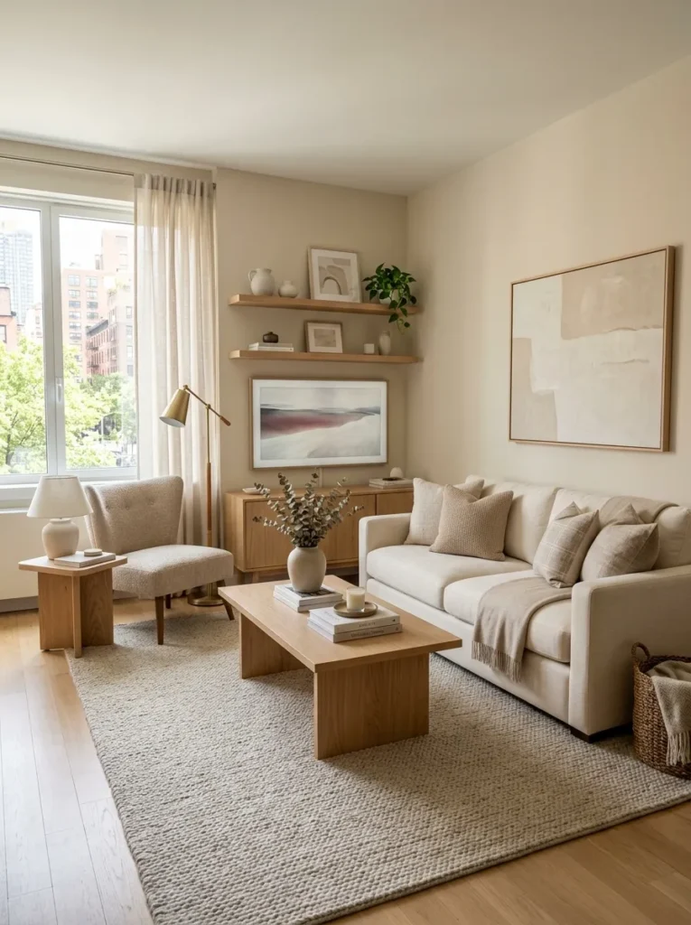 Choose furniture in matching tones