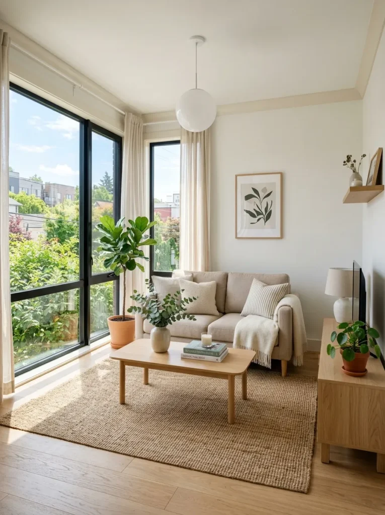 Choose light, airy wall colors