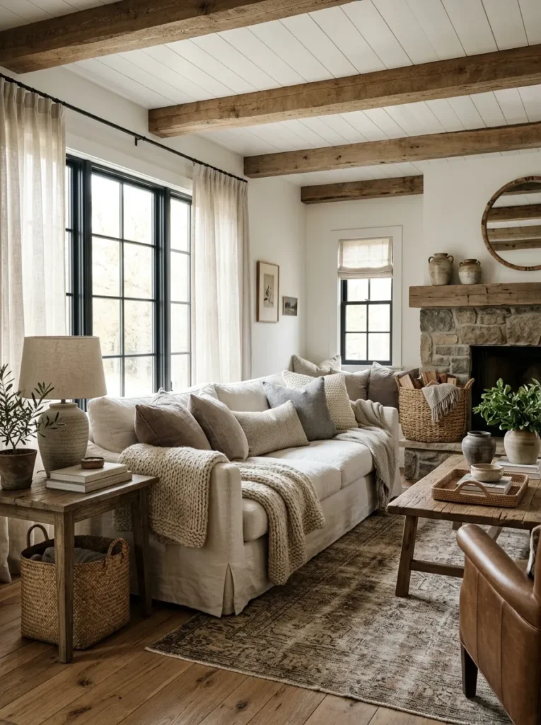 Choose soft, muted textiles