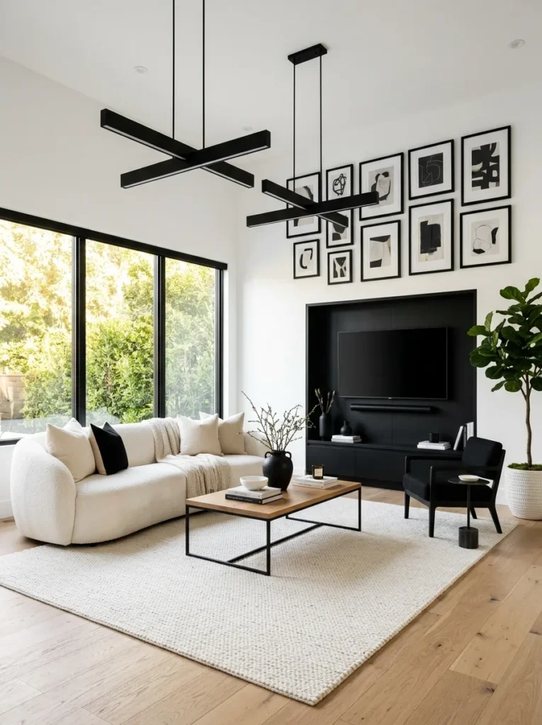 Choose true black over charcoal for accents