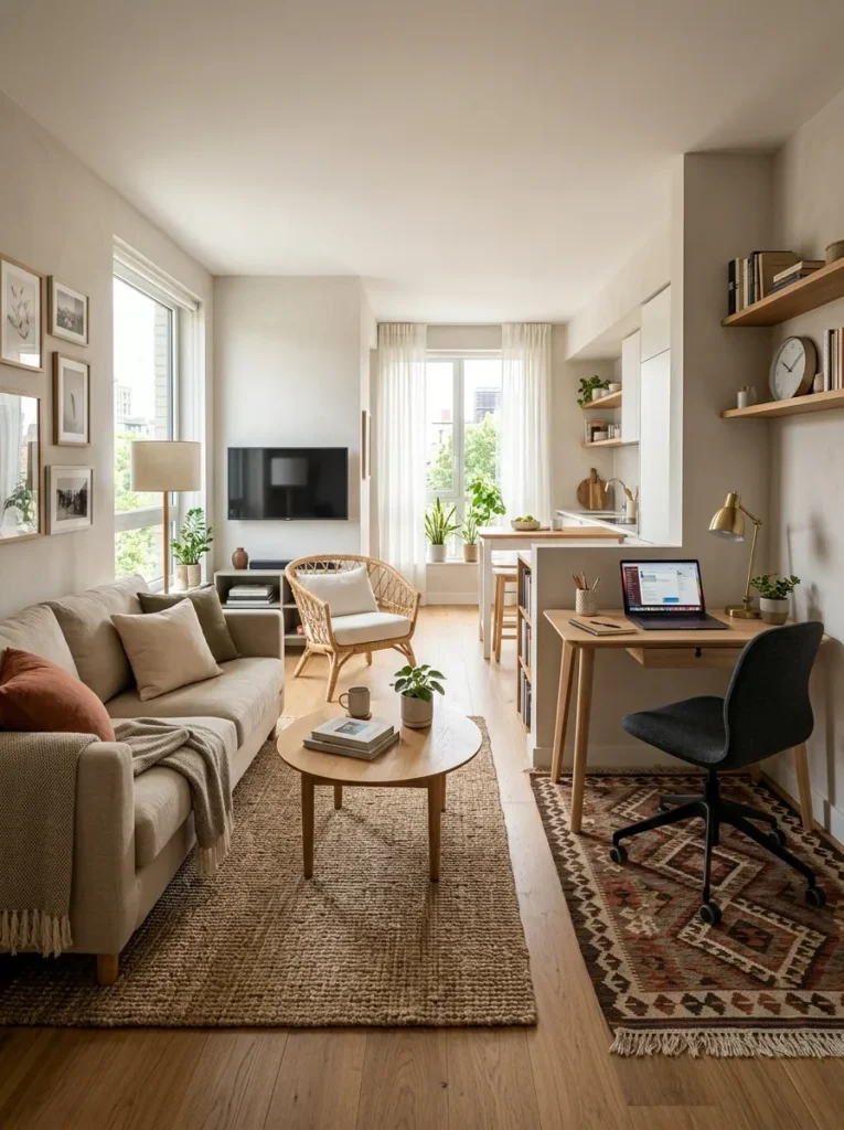 Create zones within the room