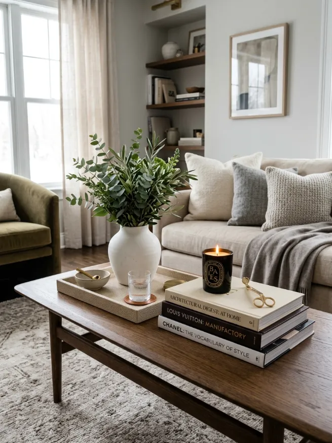 Display coffee table books