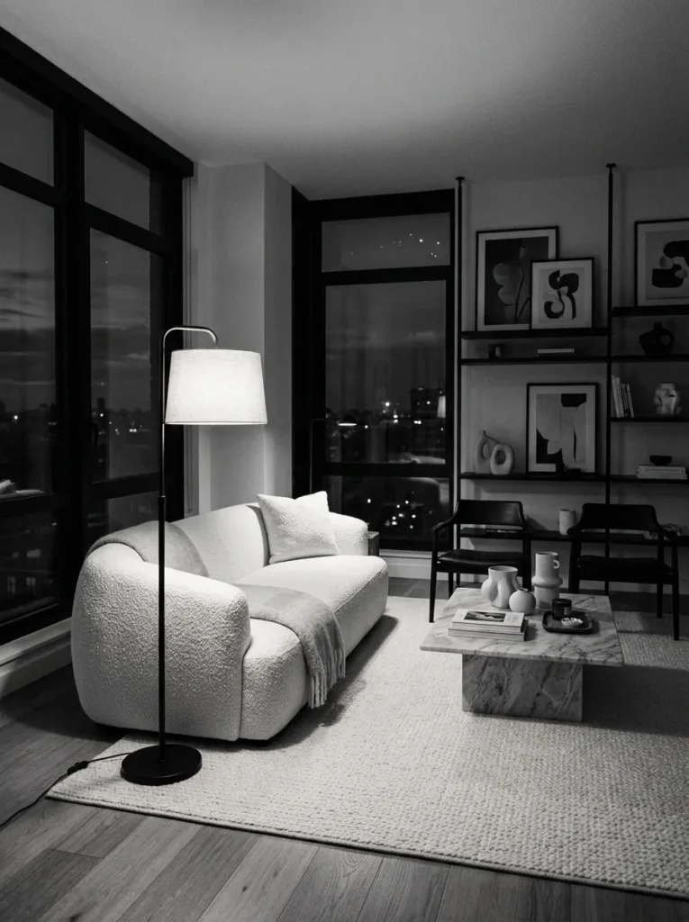Finish with a single warm light source