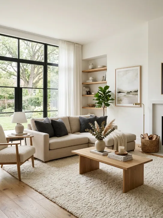 Go with a neutral color palette