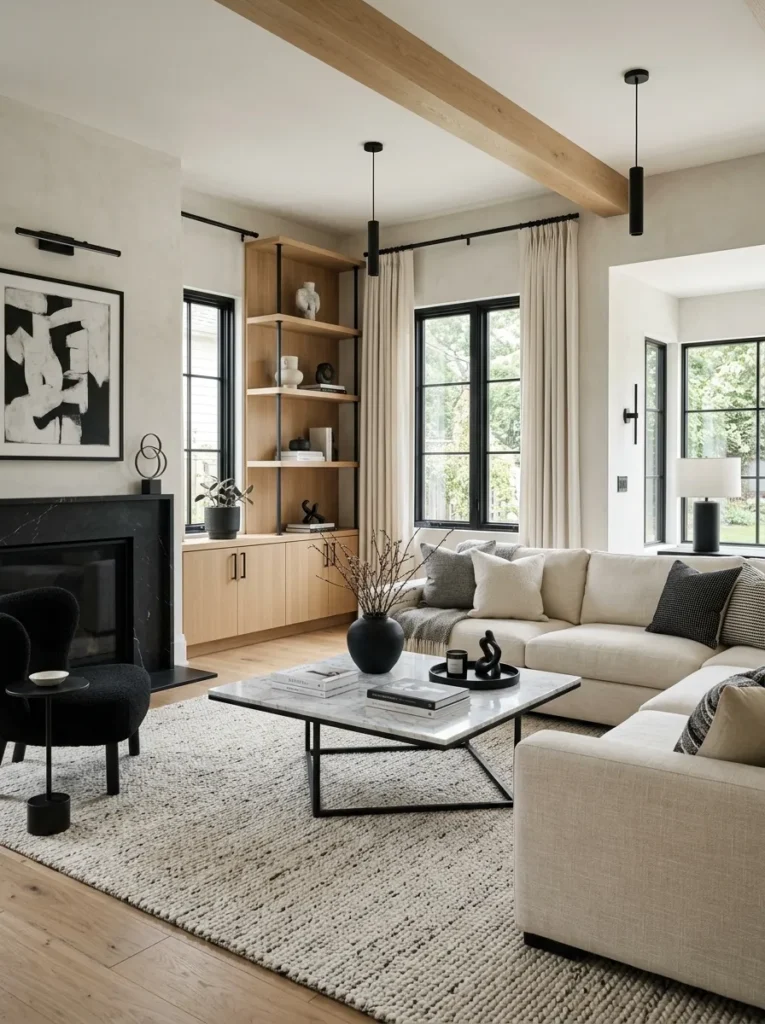 Keep metal finishes simple