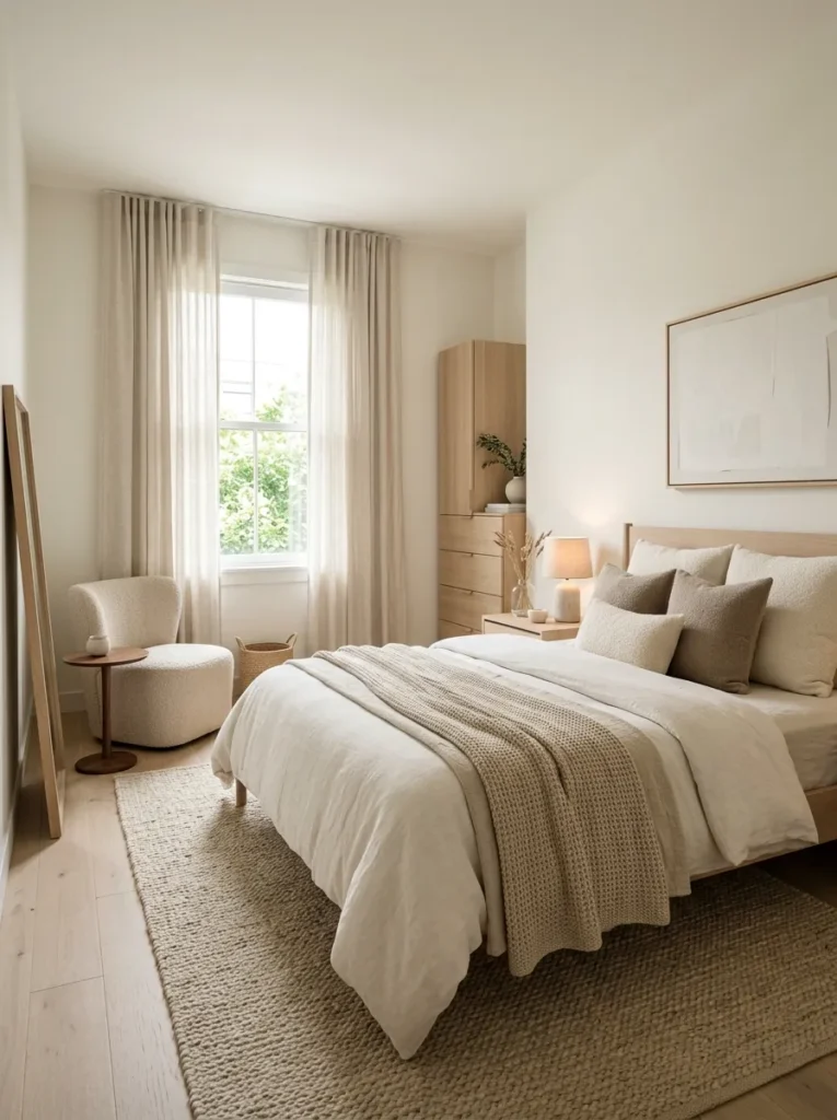 Keep your color palette light and consistent