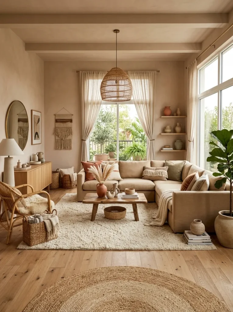 Start with a warm neutral base, not white