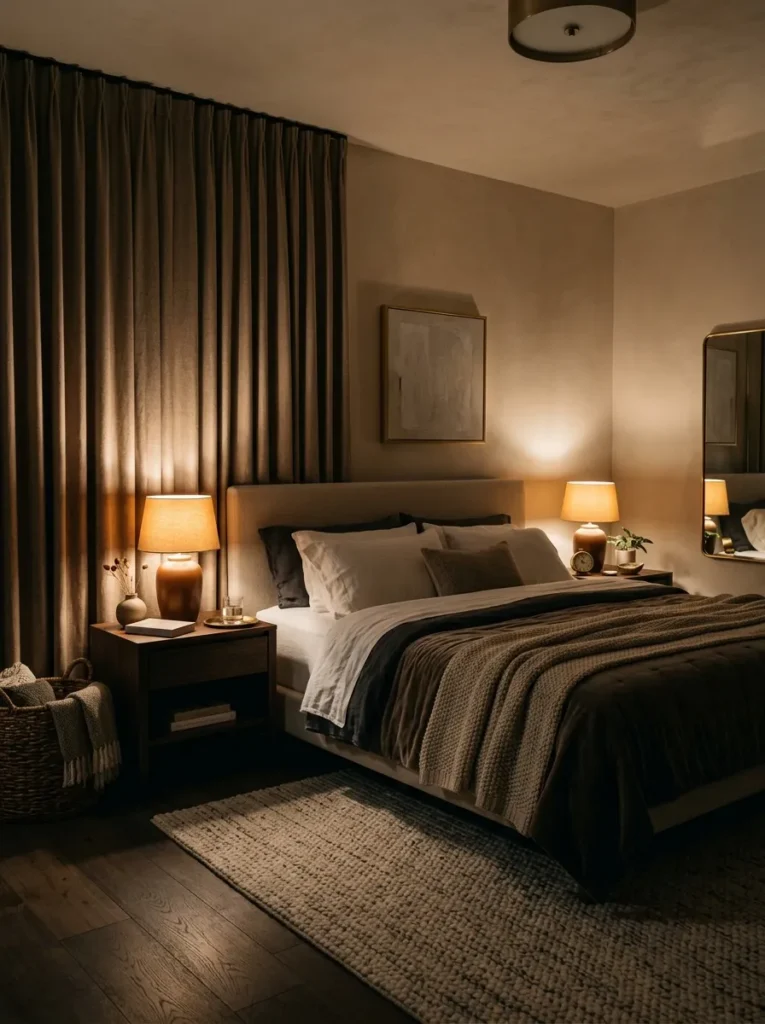 Use blackout curtains for better sleep quality