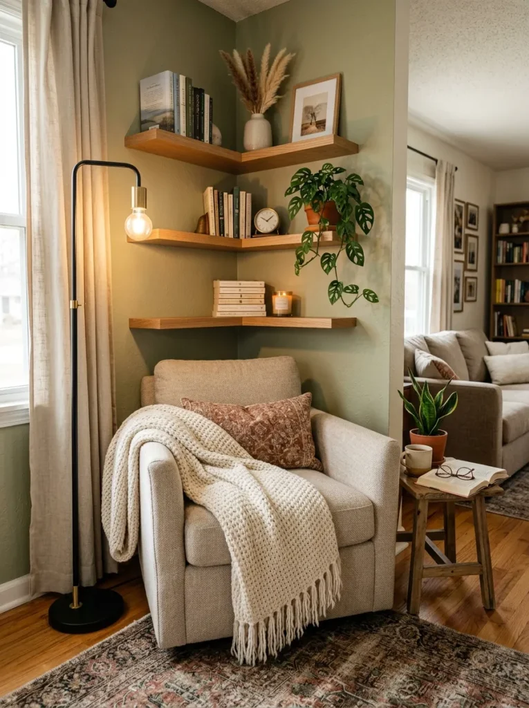 Use corner space wisely