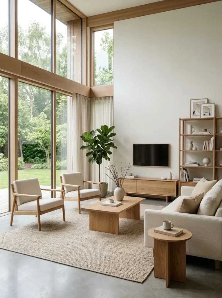 Use one type of wood tone