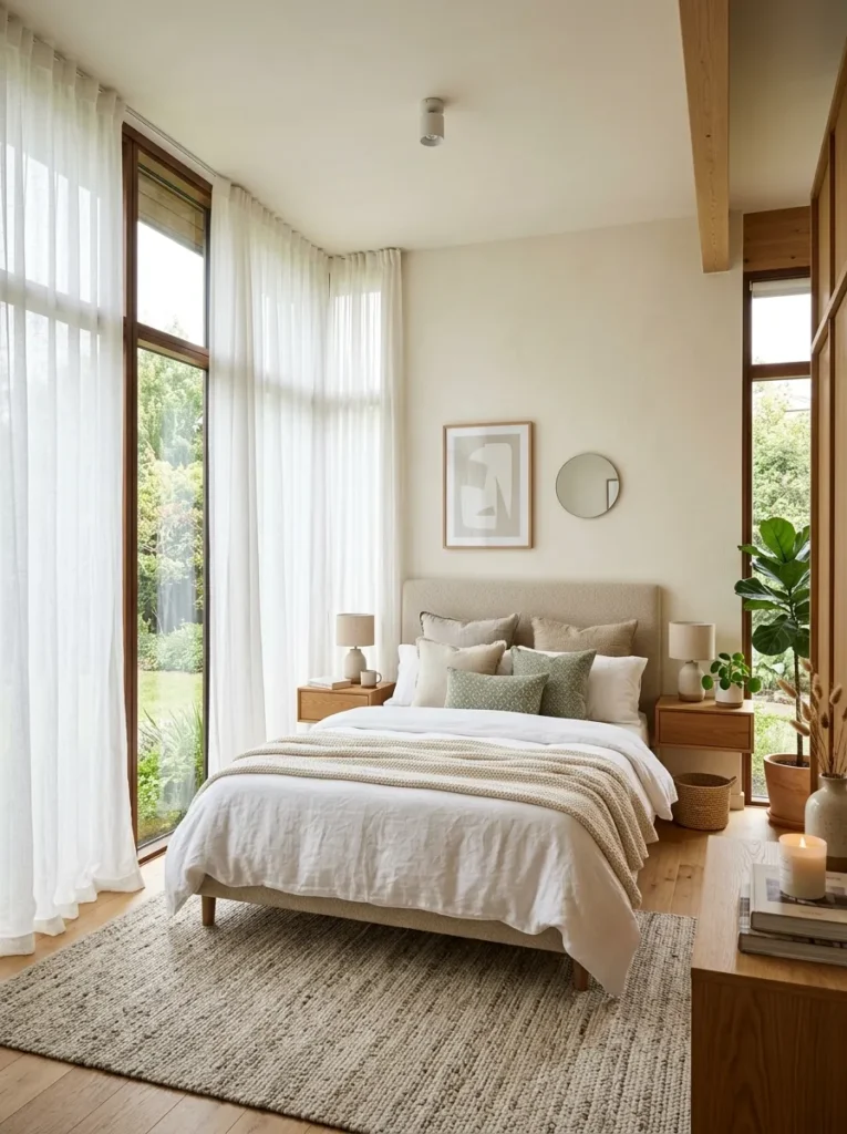Use sheer or light curtains