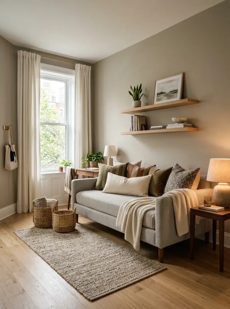 Use a daybed if the room serves double duty