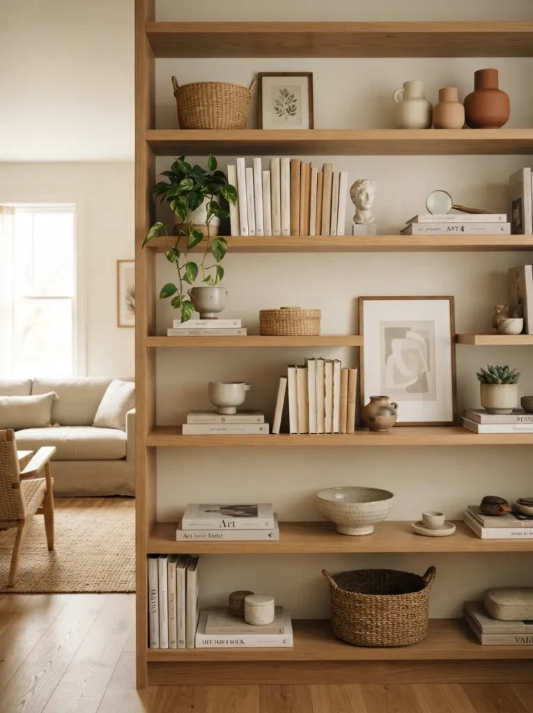 11. style your bookshelf with 202608071322