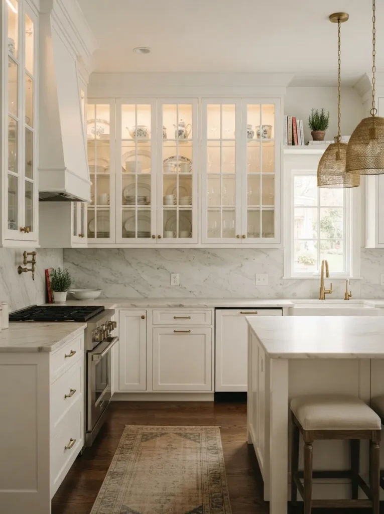 18. use glass front cabinets 202608060538