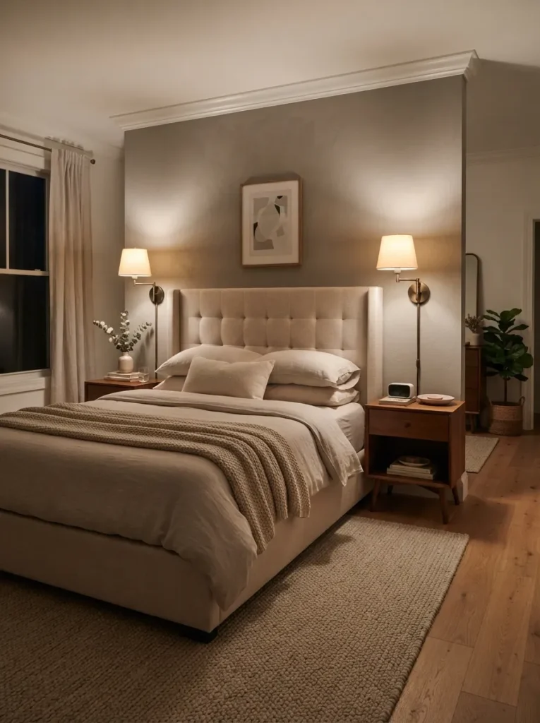 4. install bedside sconces instead 202608070447