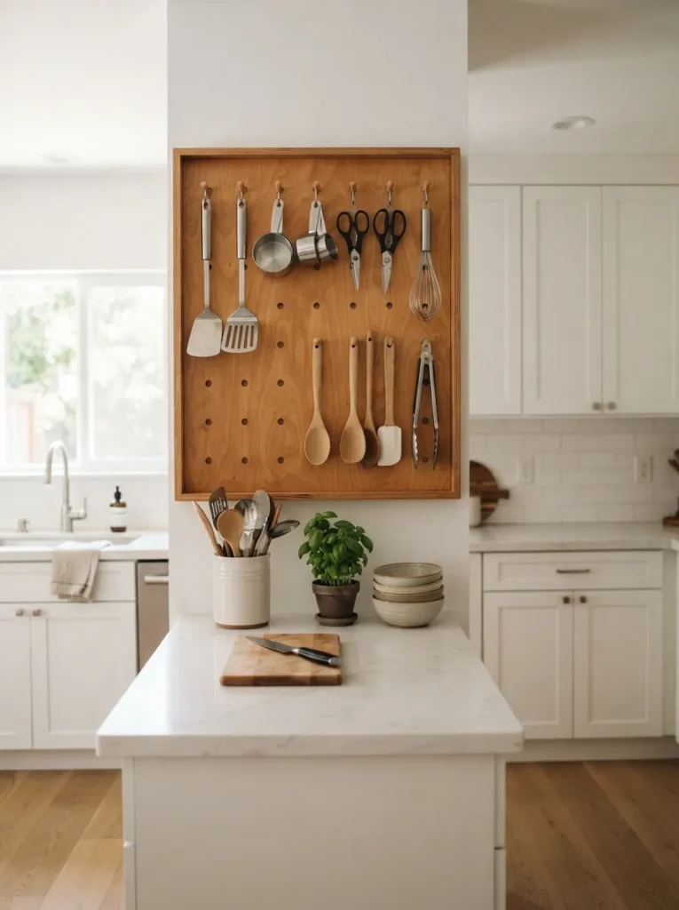 6. hang a pegboard for 202608070339