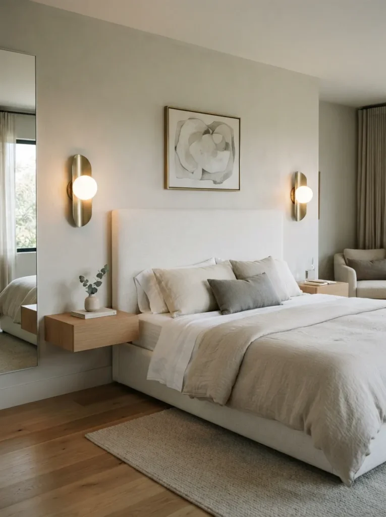 8. use wall mounted sconces 202608080318